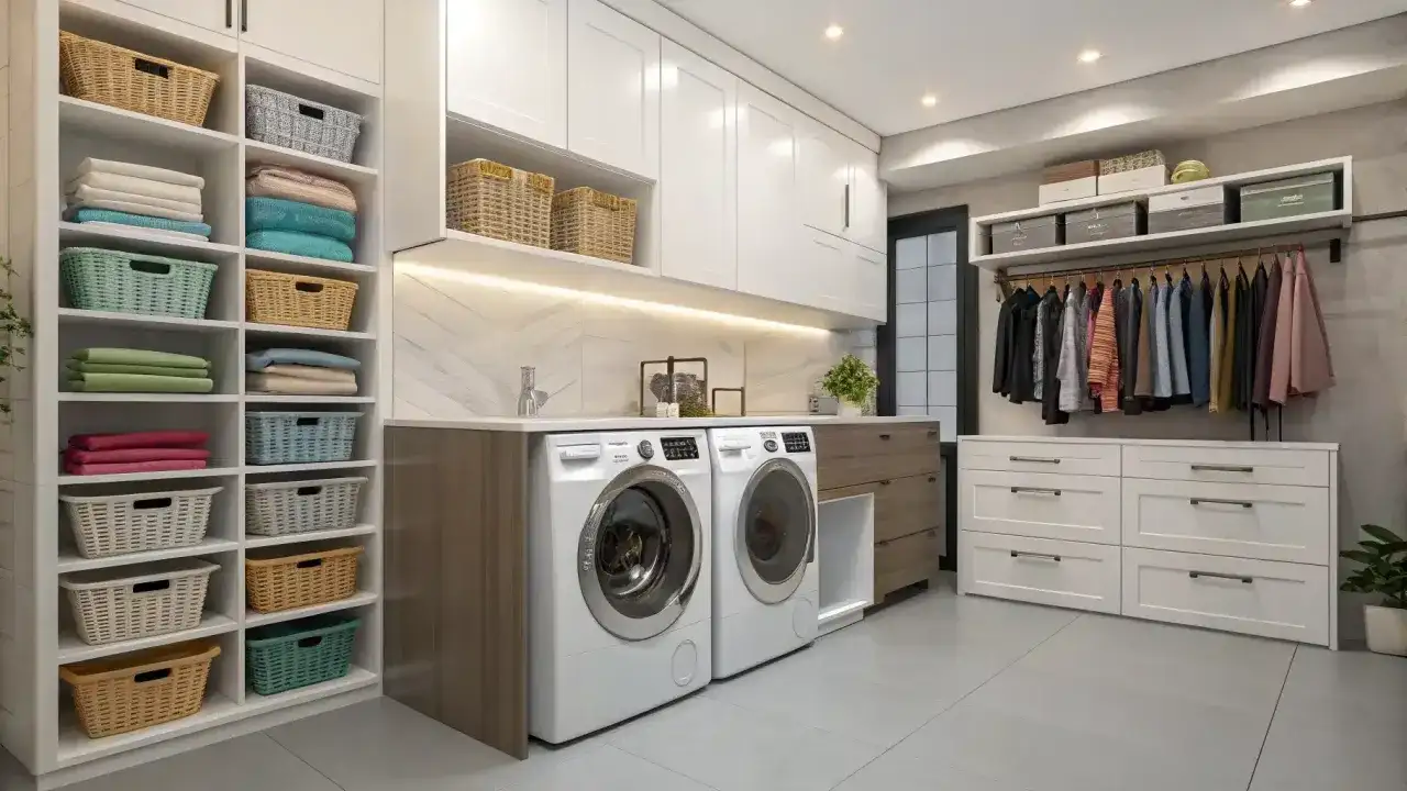 Aménager une buanderie, même dans 2 m²