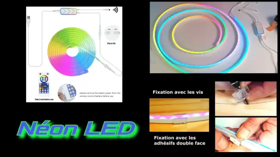 Ruban LED au mur - Quelle fixation choisir pour qu'il tienne ?